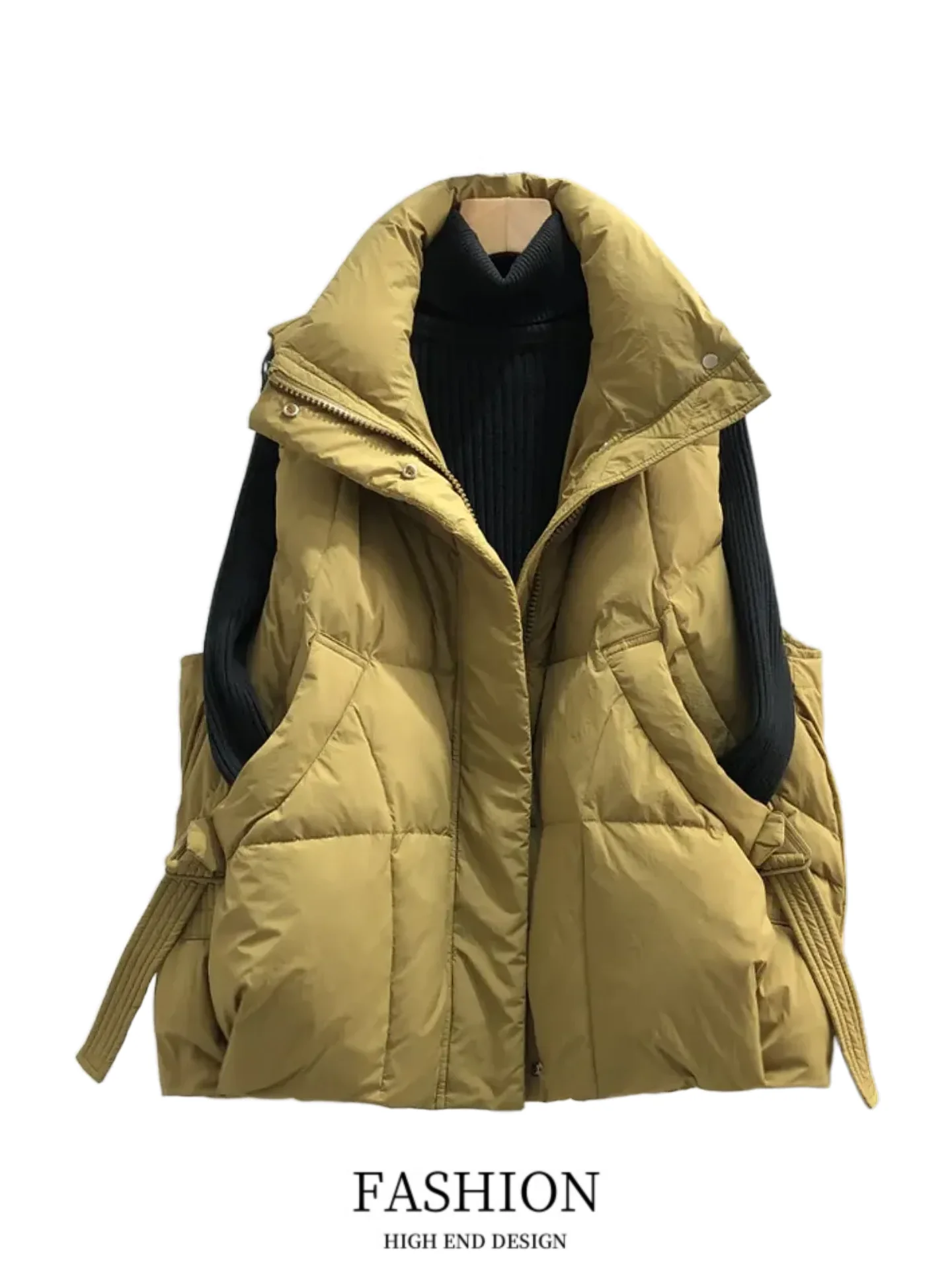 Женский утепленный жилет большого размера с воротником-стойкой, свободного кроя, зимний, модный, утолщенный, верхняя одежда
Женский утепленный жилет большого размера с воротником-стойкой, свободного кроя, зимний, модный, утолщенный, верхняя одежда