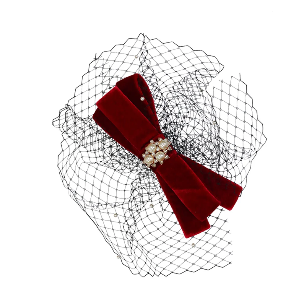 Red Bowknot Headpiece Mesh Yarn Headdress Bridal Veil Party Accessories Women Girls Hair Decor Photo Props Elegant Charm
Red Bowknot Headpiece Mesh Yarn Headdress Bridal Veil Party Accessories Women Girls Hair Decor Photo Props Elegant Charm