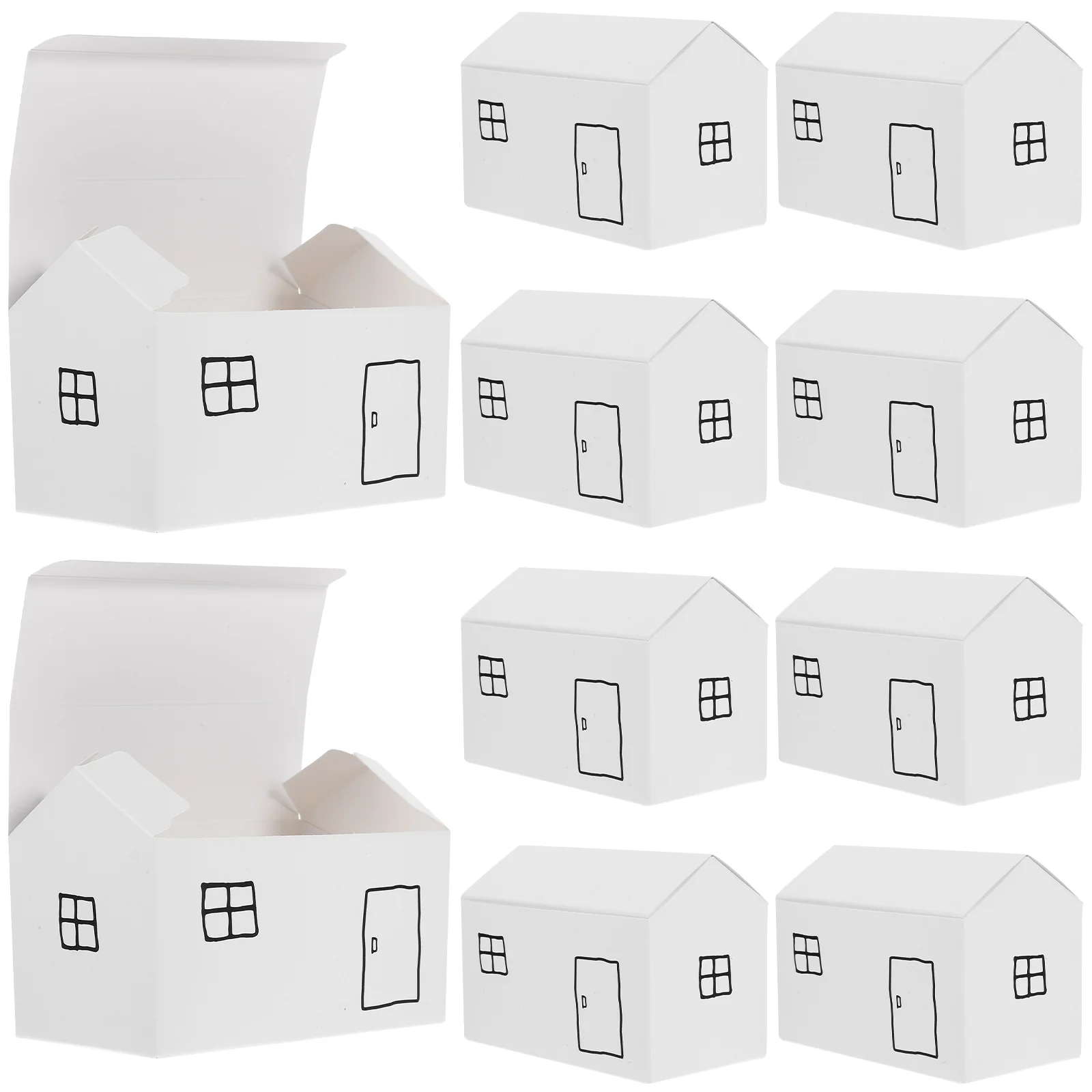 10pcs House Shaped Gift Box Baking Packaging Candy Biscuit Holder Party Wedding Favor Boxes Goodies Bridal Bag Lightweight Safe
10pcs House Shaped Gift Box Baking Packaging Candy Biscuit Holder Party Wedding Favor Boxes Goodies Bridal Bag Lightweight Safe