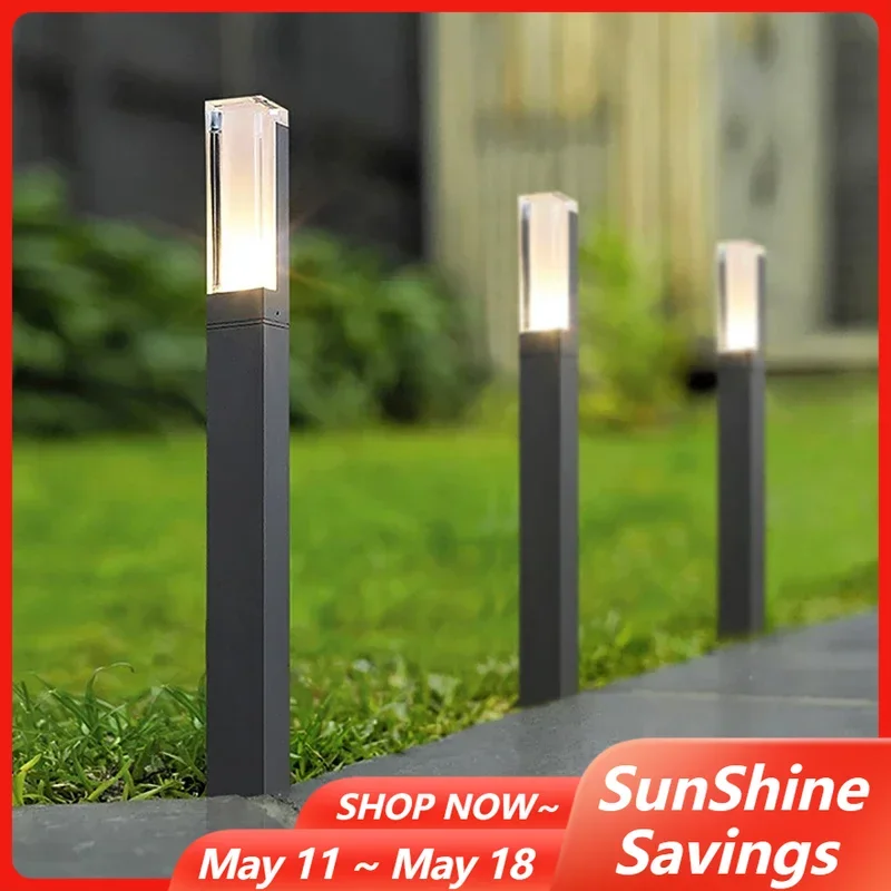 27/40cm 7W Square Aluminum Pillar Path Aisle Waterproof Lawn Lamps Garden Street Patio Ground Landscape LED Lighting Home Decor
27/40cm 7W Square Aluminum Pillar Path Aisle Waterproof Lawn Lamps Garden Street Patio Ground Landscape LED Lighting Home Decor