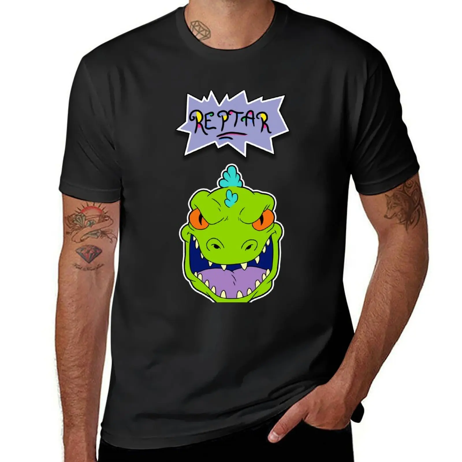 Angry Reptar T-Shirt croswit shirt man funny shirt cotton summer tops mens t shirt graphic
Angry Reptar T-Shirt croswit shirt man funny shirt cotton summer tops mens t shirt graphic