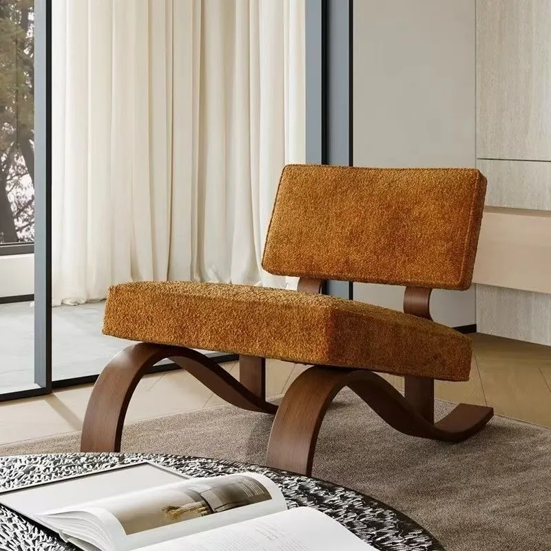 Wabi Sand wind solid wood single sofa chair, small apartment living room for home use
Wabi Sand wind solid wood single sofa chair, small apartment living room for home use
