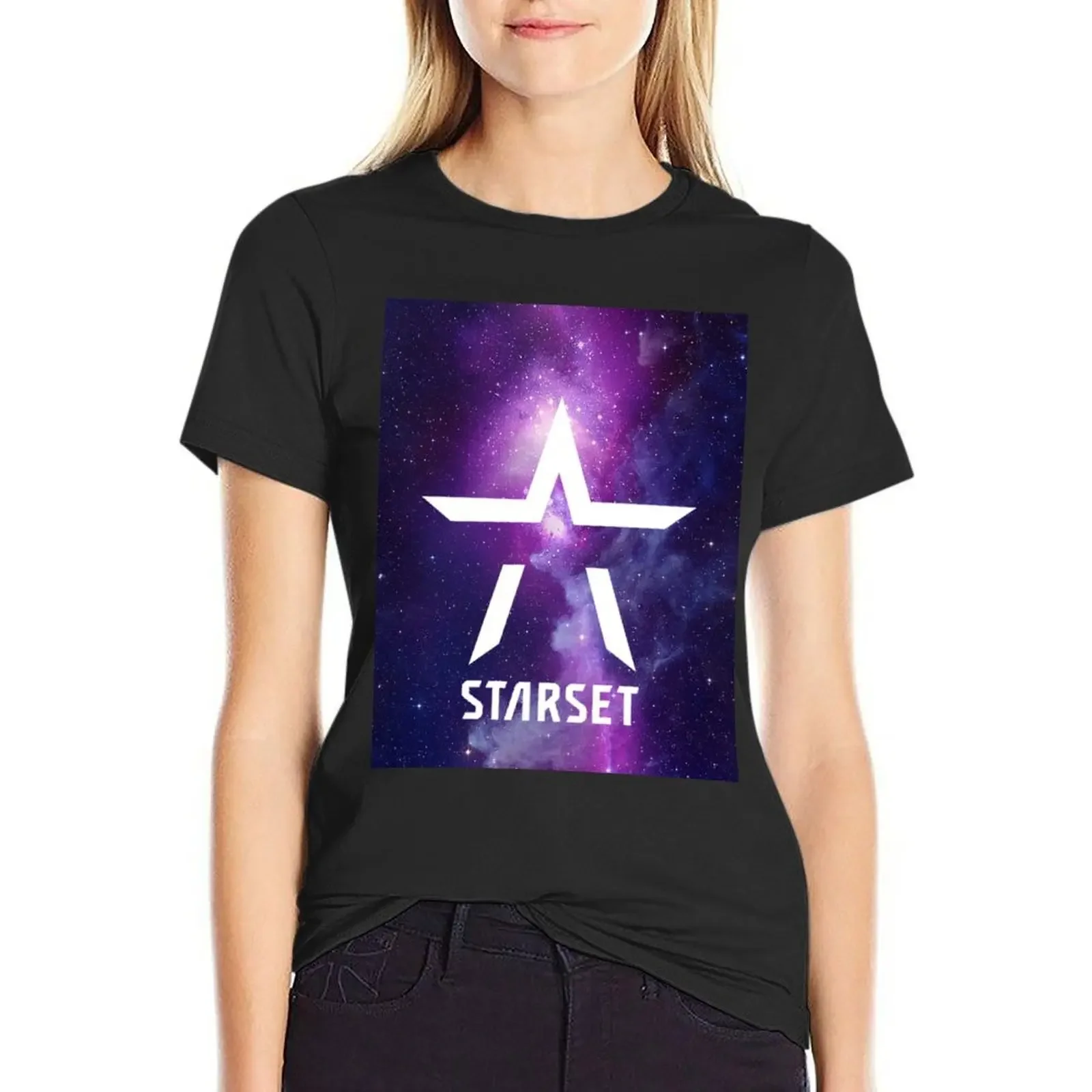 Starset inspired edit - purple nebula T-Shirt cute clothes korean fashion oversized workout shirts for Women
Starset inspired edit - purple nebula T-Shirt cute clothes korean fashion oversized workout shirts for Women