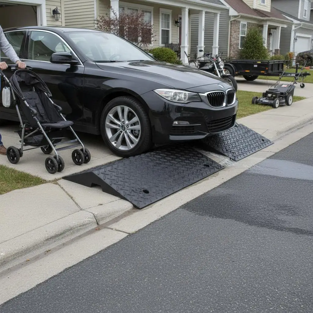 Heavy Duty Threshold Bridge 19x16x7 Inches For Wheelchairs Strollers Motorcycles, 7000 lbs Load Capacity Drainage Channel Des
Heavy Duty Threshold Bridge 19x16x7 Inches For Wheelchairs Strollers Motorcycles, 7000 lbs Load Capacity Drainage Channel Des
