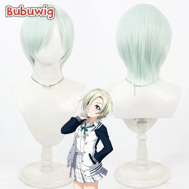 Bubuwig Synthetic Hair Mia Taylor Cosplay Wigs LoveLive! Mia Taylor Halloween 30cm Short Straight Light Green Wig Heat Resistant
Bubuwig Synthetic Hair Mia Taylor Cosplay Wigs LoveLive! Mia Taylor Halloween 30cm Short Straight Light Green Wig Heat Resistant