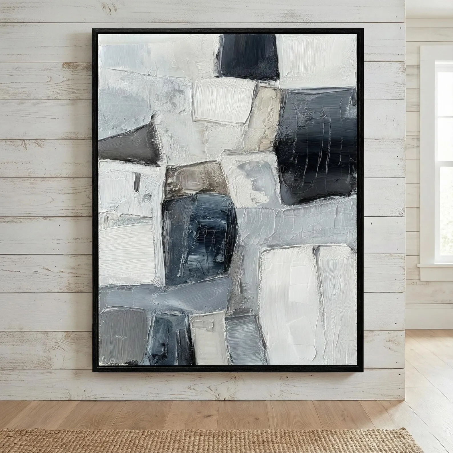 Mhemyo Large Original Abstract Hand Painted Oil Painting Minimalist Grey White 3D Canvas Modern Wall Art For Living Room Decor
Mhemyo Large Original Abstract Hand Painted Oil Painting Minimalist Grey White 3D Canvas Modern Wall Art For Living Room Decor