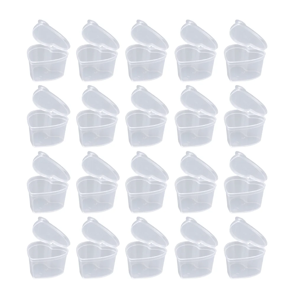 25 PCS Heart Shape Case Clear Storage Cases Jewelry Organizer Beads Bins with Lids Box
25 PCS Heart Shape Case Clear Storage Cases Jewelry Organizer Beads Bins with Lids Box