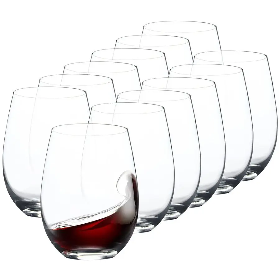 Stemless Wine Glasses Set of 12, 15 Ounce Smooth Rim Standard Wine Glass Tumbler for Red, White Wine, Dishwasher Safe
Stemless Wine Glasses Set of 12, 15 Ounce Smooth Rim Standard Wine Glass Tumbler for Red, White Wine, Dishwasher Safe