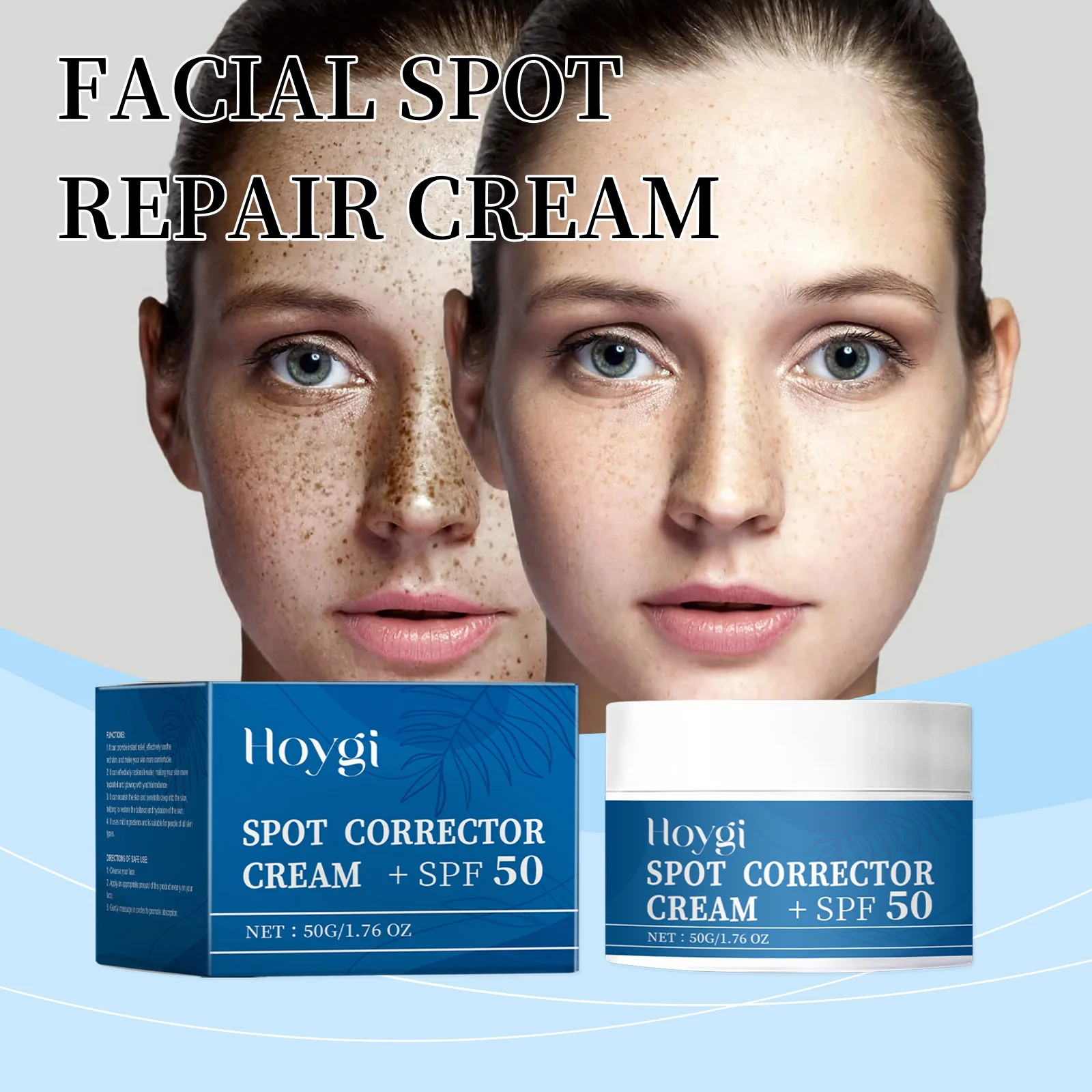 Facial Freckle Removal and Repair Cream Reduce Dark Spots Lmprove Skin Texture Facial Moisturizing Nourishing Firming Face Cream
Facial Freckle Removal and Repair Cream Reduce Dark Spots Lmprove Skin Texture Facial Moisturizing Nourishing Firming Face Cream