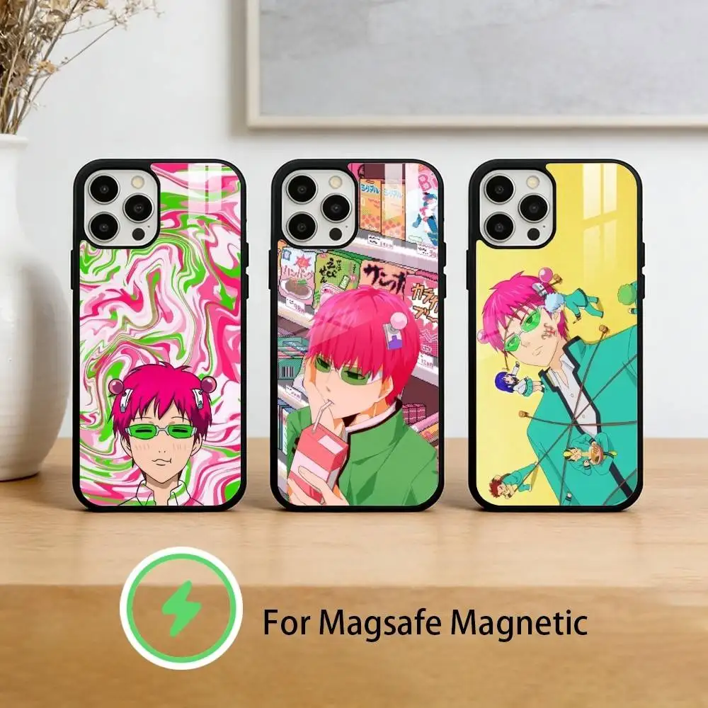 Kusuo S-Saiki Phone Case For iPhone 17 16 15 14 13 12 Pro Max Plus for Mirror Wireless Magnetic Cover
Kusuo S-Saiki Phone Case For iPhone 17 16 15 14 13 12 Pro Max Plus for Mirror Wireless Magnetic Cover