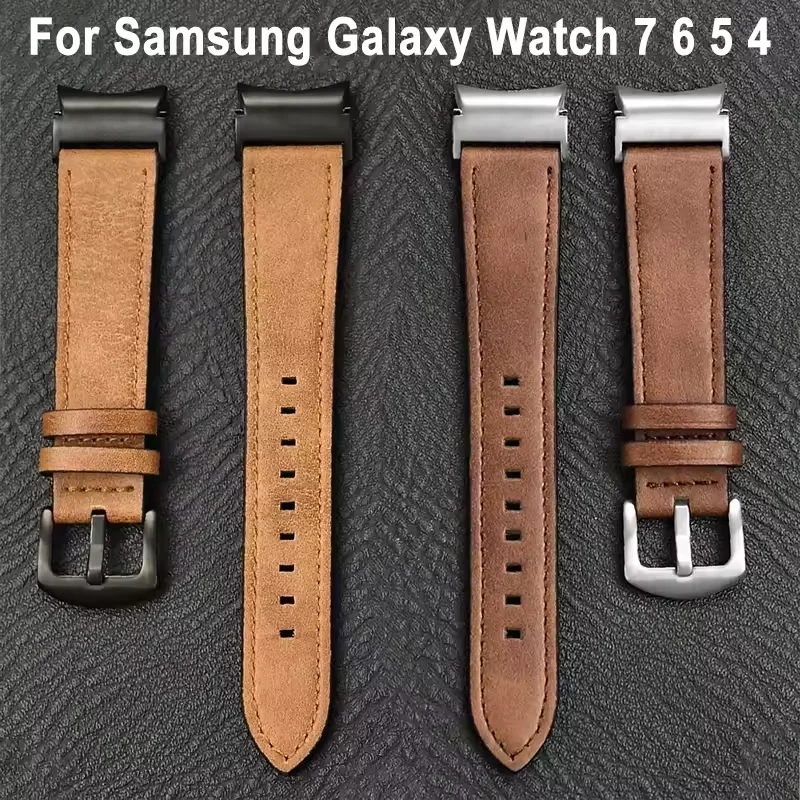 Новый кожаный ремешок без зазора для Samsung Galaxy Watch 6 5 4 40 мм 44 мм, браслет для Galaxy Watch 6Classic 43 47 мм 5Pro 45 мм
Новый кожаный ремешок без зазора для Samsung Galaxy Watch 6 5 4 40 мм 44 мм, браслет для Galaxy Watch 6Classic 43 47 мм 5Pro 45 мм