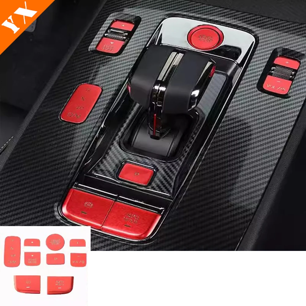 For empow gac 2022-2024 2025 accessories Aluminum Car Air Conditioning Button Central Console Gear Shift Switch Button Cover
For empow gac 2022-2024 2025 accessories Aluminum Car Air Conditioning Button Central Console Gear Shift Switch Button Cover