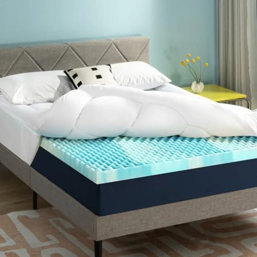 Pillowtop Mattress Topper and Pad Combo, 2 ch Egg Crate Foam Mattress Topper, 2 ch Plush Mattress Pad, Certified Safe Foam and
Pillowtop Mattress Topper and Pad Combo, 2 ch Egg Crate Foam Mattress Topper, 2 ch Plush Mattress Pad, Certified Safe Foam and