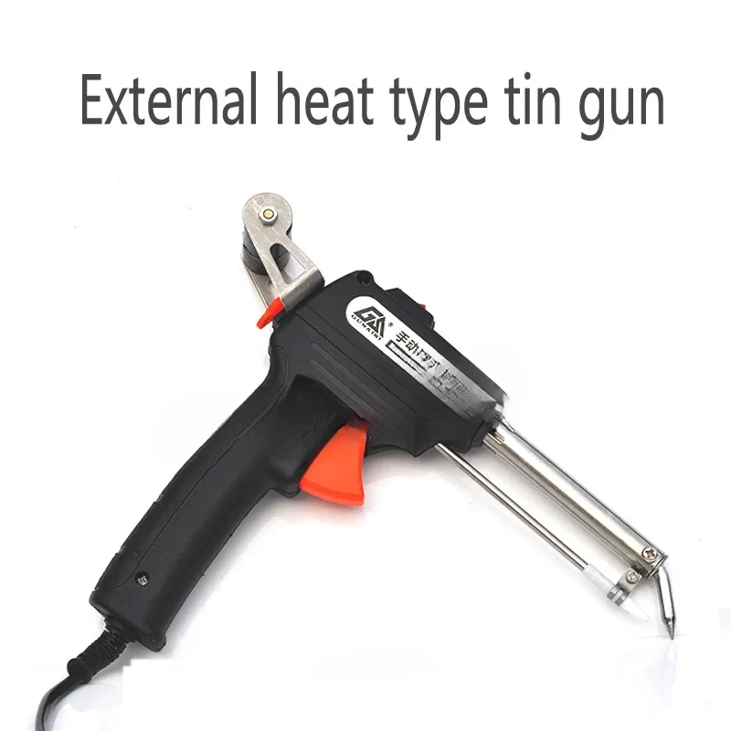 Manual Tin Gun Electric Iron Soldering Gun 220V Send Tin Automatic Soldering Machine 0.6-2.0mm 60W Iron Tin Repair Kit 1PC
Manual Tin Gun Electric Iron Soldering Gun 220V Send Tin Automatic Soldering Machine 0.6-2.0mm 60W Iron Tin Repair Kit 1PC