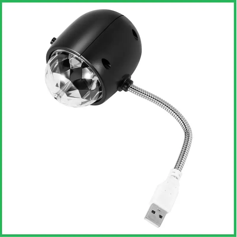 USB Disco Ball Lamp, Rotating RGB Colored LED Stage Lighting Party Bulb With 3W Book Light, USB Powered (Black)
USB Disco Ball Lamp, Rotating RGB Colored LED Stage Lighting Party Bulb With 3W Book Light, USB Powered (Black)