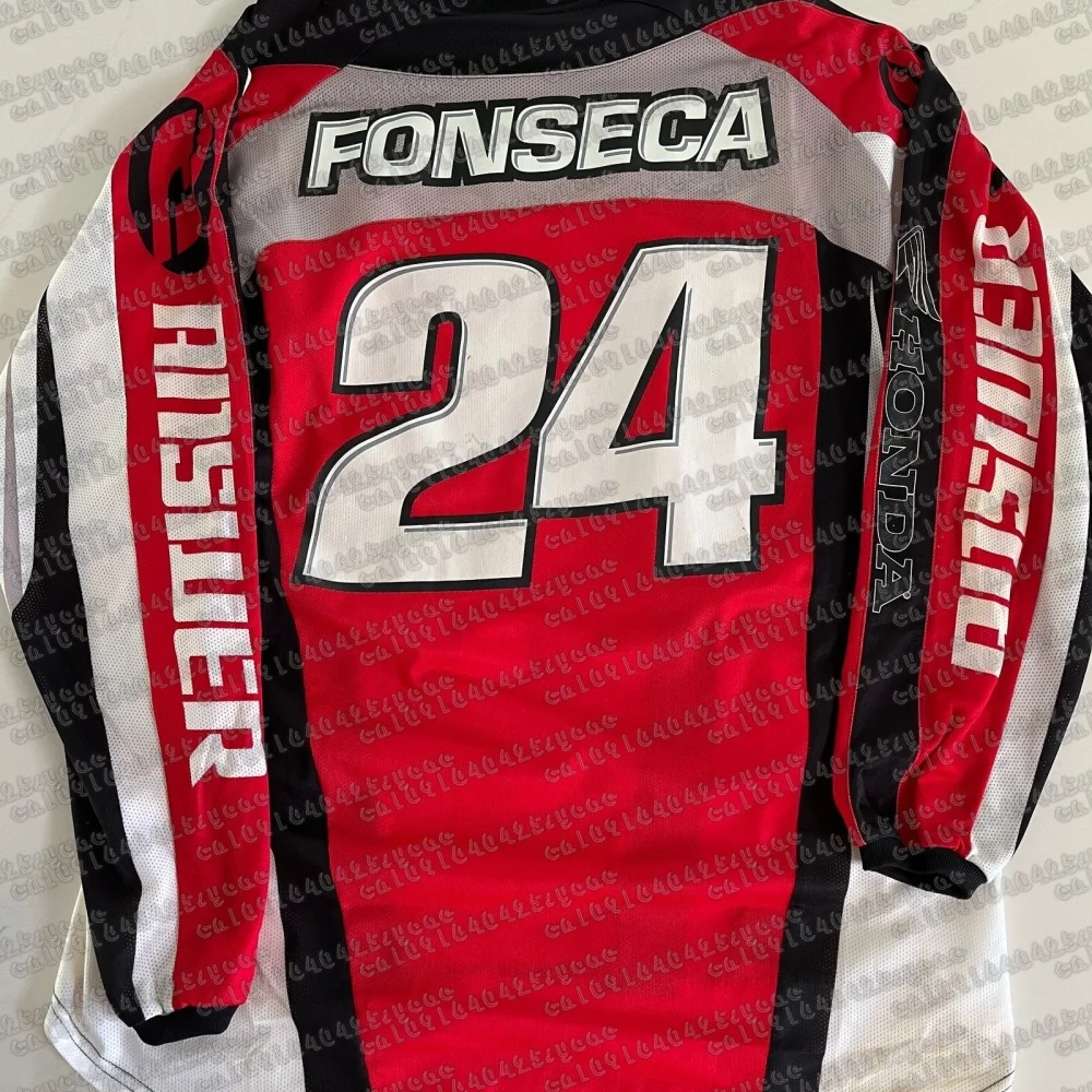 Honda Collecte 2025 г. Осень # 24 FONSECA мотоциклетный трикотаж с длинными рукавами для езды на велосипеде, дышащий удобный внедорожный мототоп для гонок на велосипеде 
Honda Collecte 2025 г. Осень # 24 FONSECA мотоциклетный трикотаж с длинными рукавами для езды на велосипеде, дышащий удобный внедорожный мототоп для гонок на велосипеде