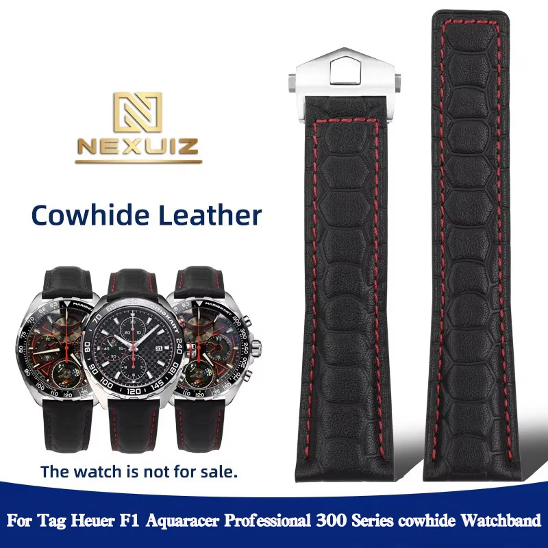 22mm Cowhide Watchband For Tag Heuer F1 Series Aquaracer Professional 300 Carrera folding clasp Soft men's watch strap Black 22
22mm Cowhide Watchband For Tag Heuer F1 Series Aquaracer Professional 300 Carrera folding clasp Soft men's watch strap Black 22