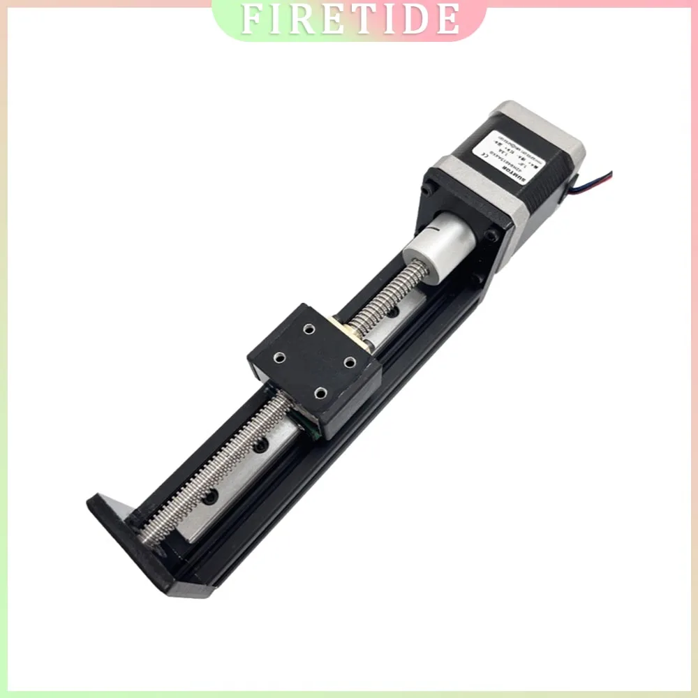 Small 42-step motor precision T-shaped linear electric lead screw single linear guide rail slide table module worktable
Small 42-step motor precision T-shaped linear electric lead screw single linear guide rail slide table module worktable