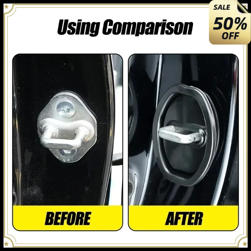 Car Styling Silicone Door Lock Cover Door Lock Buckle Limiter Protection Cover Auto Accessories Suitable For BMW KIA Audi A5 A6
Car Styling Silicone Door Lock Cover Door Lock Buckle Limiter Protection Cover Auto Accessories Suitable For BMW KIA Audi A5 A6