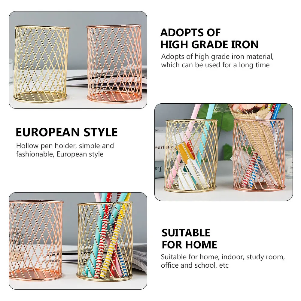 1Pcs Iron Pen Holder Desktop Hollow Design Makeup Brush Storage Pot Stationery Organizer for Home Office School
1Pcs Iron Pen Holder Desktop Hollow Design Makeup Brush Storage Pot Stationery Organizer for Home Office School
