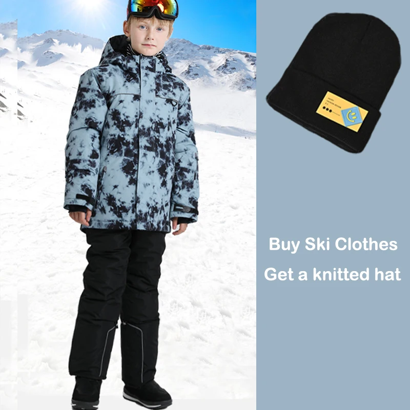 Snowboard Wear Overalls Fleece Warm Hooded Boys Jackets Children Ski Suits Winter Ski Clothing Windproof Waterproof Kids Ski Set
Snowboard Wear Overalls Fleece Warm Hooded Boys Jackets Children Ski Suits Winter Ski Clothing Windproof Waterproof Kids Ski Set