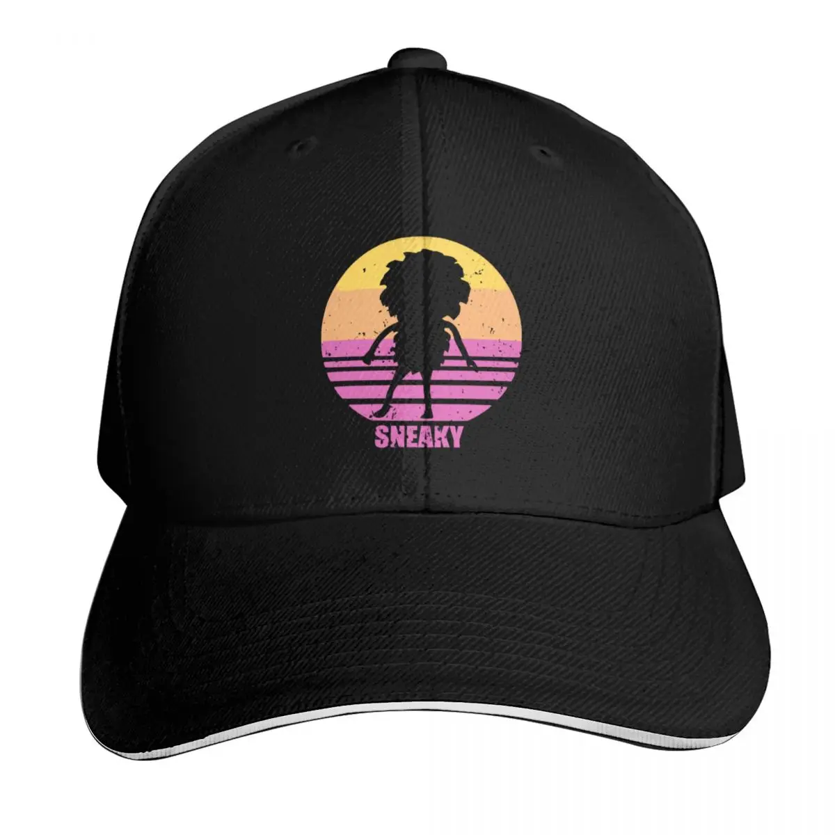 Sneaky Sasquatch Silhouette Distressed Sunset Vaporwave Baseball Cap party Hat Trucker Hat Sports Cap Brand Man cap Men Women's
Sneaky Sasquatch Silhouette Distressed Sunset Vaporwave Baseball Cap party Hat Trucker Hat Sports Cap Brand Man cap Men Women's