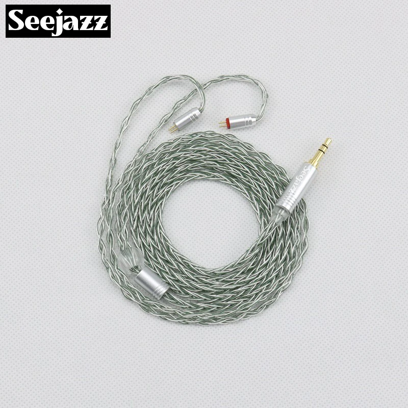Seejazz C1 Pro Headphone Cables 8 Core Litz Monocrystalline Copper Silver Plated Earphone Cable 2 Pin 0.78mm Fro IEM Earbud
Seejazz C1 Pro Headphone Cables 8 Core Litz Monocrystalline Copper Silver Plated Earphone Cable 2 Pin 0.78mm Fro IEM Earbud