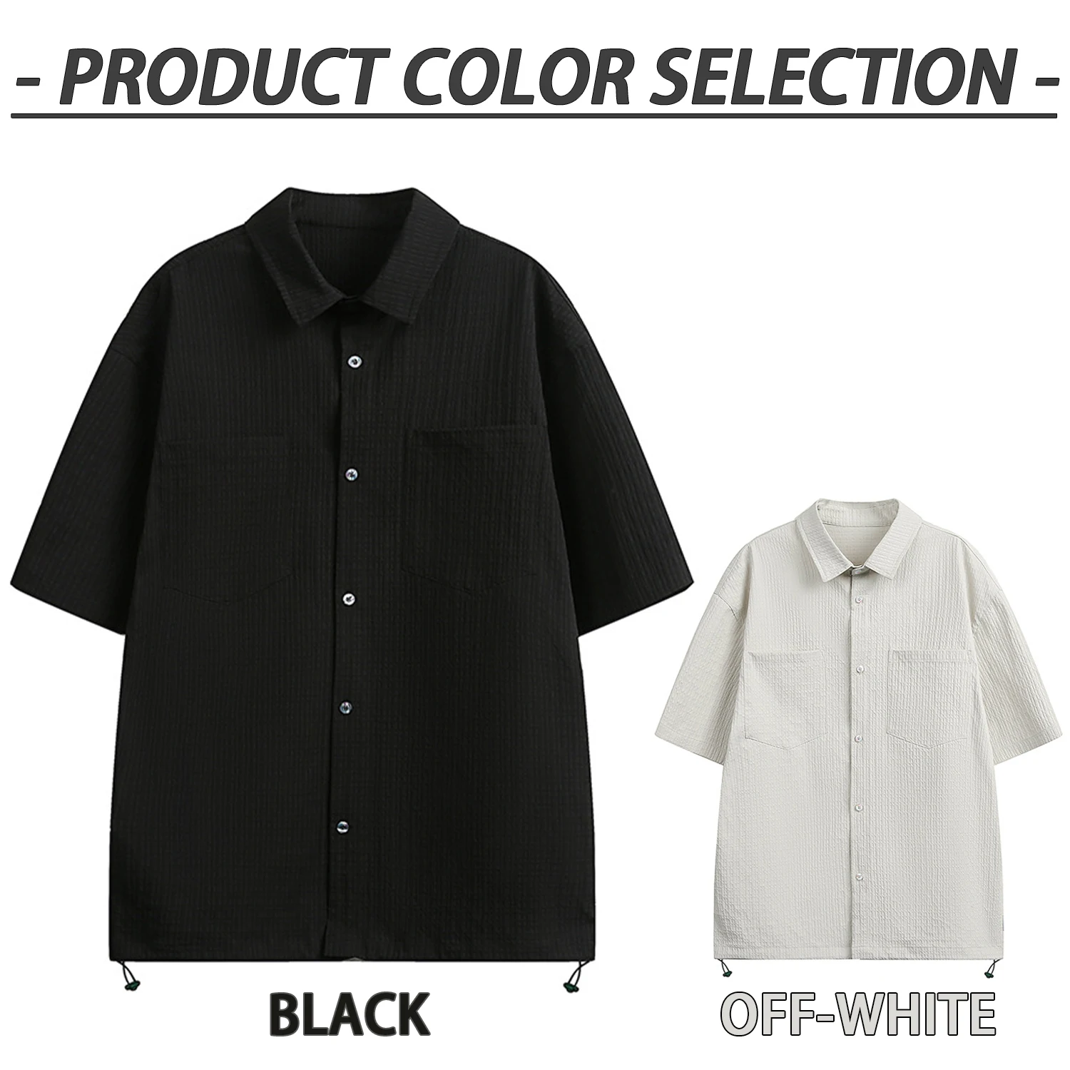 Summer Thin Casual Solid Color Texture Japanese Style Workwear Shirt Men Trendy Designer Short Sleeve Simple Style Shirt
Summer Thin Casual Solid Color Texture Japanese Style Workwear Shirt Men Trendy Designer Short Sleeve Simple Style Shirt