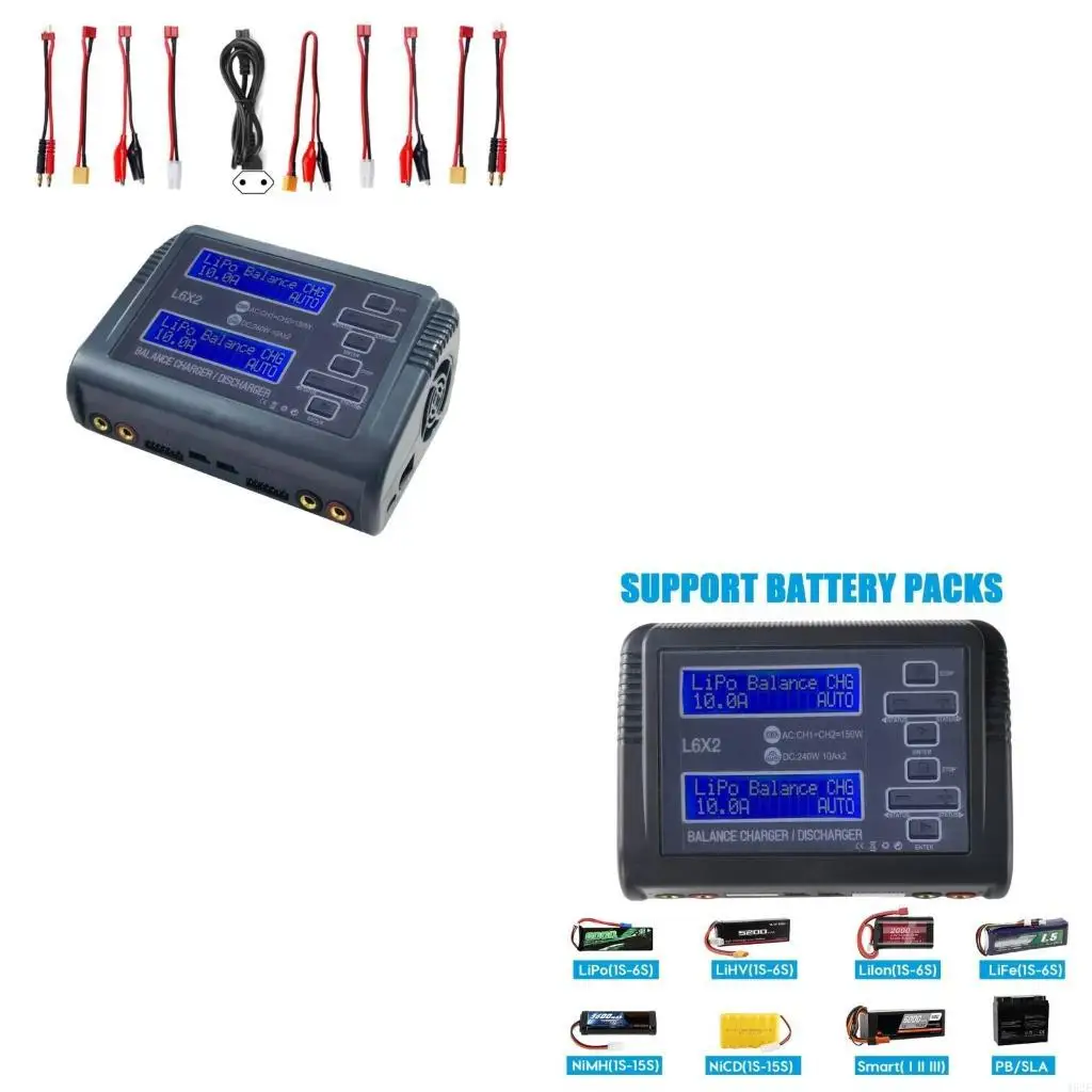 462E C240 Battery 240W Two Channel for 1-15S NiCD NiMH and for 1-6S LiHV Life Batteries
462E C240 Battery 240W Two Channel for 1-15S NiCD NiMH and for 1-6S LiHV Life Batteries