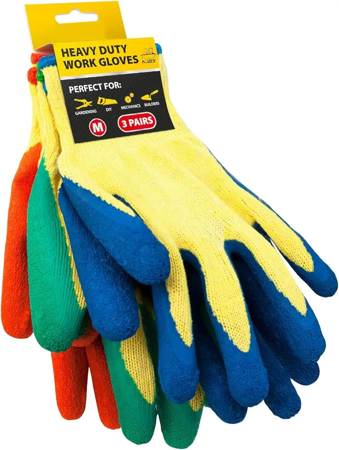 3 Pairs Lightweight Gardening Gloves - Thorn Proof, Good Grip for DIY & Construction
3 Pairs Lightweight Gardening Gloves - Thorn Proof, Good Grip for DIY & Construction