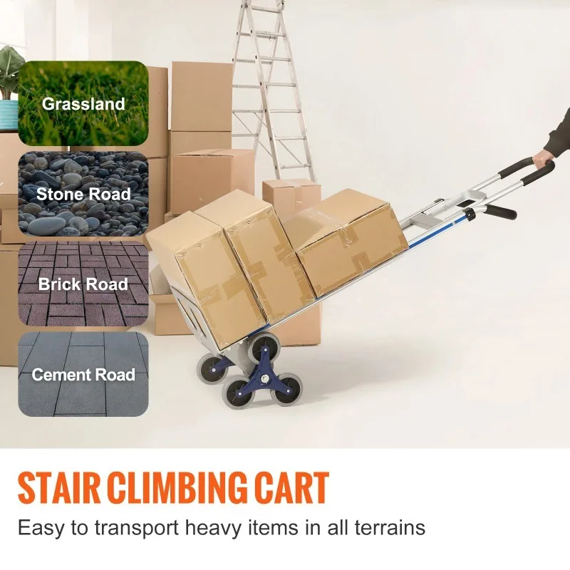【From China】 550/375/220lbs Stair Climbing Cart Folding Trolley Heavy Duty with Handles Truck Frame for Warehouse Shopping Airp
【From China】 550/375/220lbs Stair Climbing Cart Folding Trolley Heavy Duty with Handles Truck Frame for Warehouse Shopping Airp