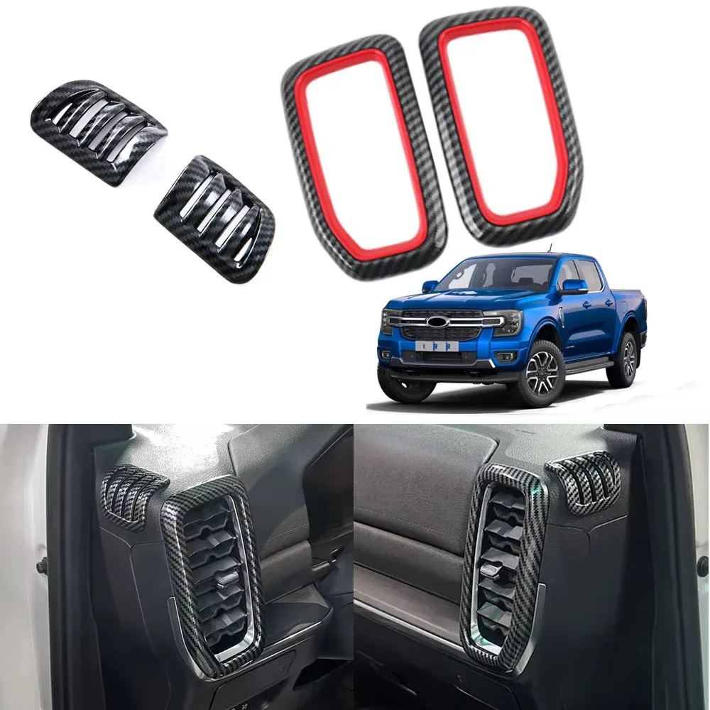 Fit for Ford Ranger Everest 2024 2025 Carbon Fiber Front Air Condition Outlet Vent Molding Cover Cap Trim Car Accessories
Fit for Ford Ranger Everest 2024 2025 Carbon Fiber Front Air Condition Outlet Vent Molding Cover Cap Trim Car Accessories