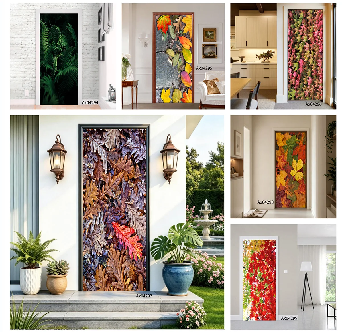 Multi Style Autumn Leaf & Green Plant Botanical Decor Door sticker Cabinets Wardrobe Door Aesthetics Decoration
Multi Style Autumn Leaf & Green Plant Botanical Decor Door sticker Cabinets Wardrobe Door Aesthetics Decoration
