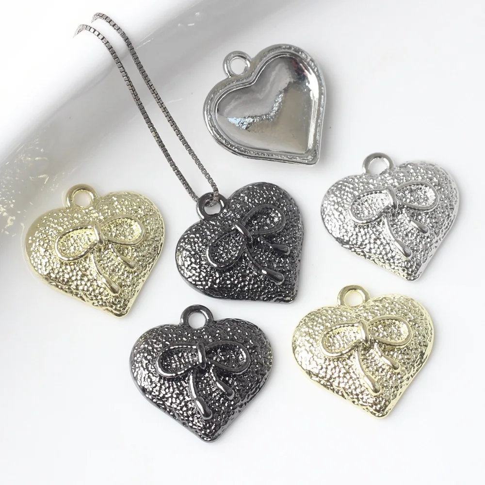 10Pcs/pack Simple Alloy Bowknot Love Pendant DIY Bracelets Necklaces Jewelry Accessories
10Pcs/pack Simple Alloy Bowknot Love Pendant DIY Bracelets Necklaces Jewelry Accessories