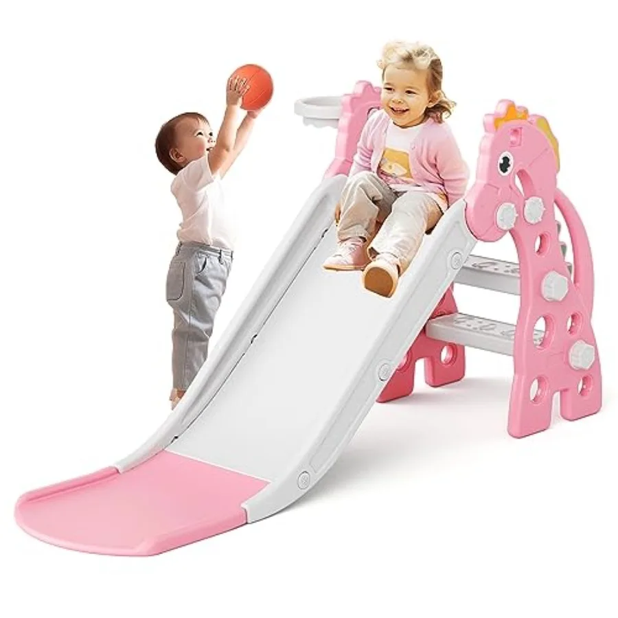 3 in 1 Toddler Slide - 46.8 Inch Long Slide 10-Min Easy Assembly Foldable Anti-Tip Stable Small Indoor Mini Slide for Toddlers
3 in 1 Toddler Slide - 46.8 Inch Long Slide 10-Min Easy Assembly Foldable Anti-Tip Stable Small Indoor Mini Slide for Toddlers