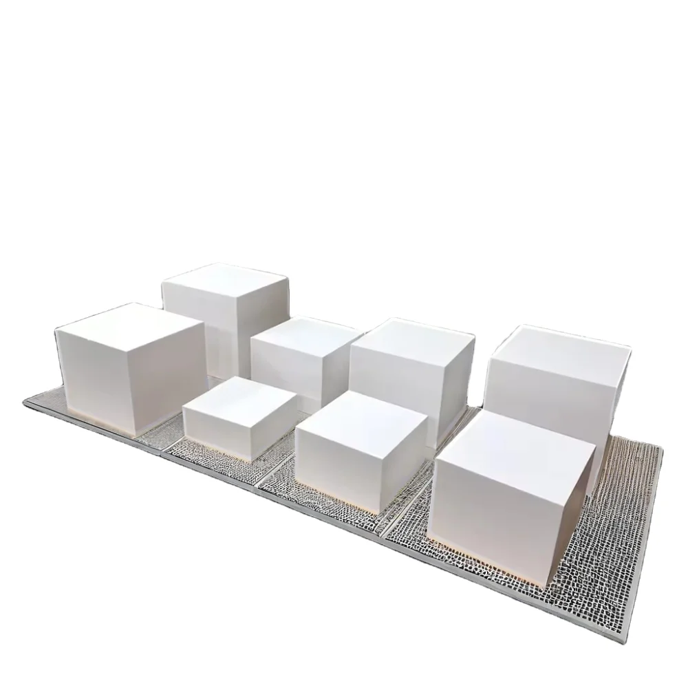 Белая акриловая подставка для фуршета, кубическая витрина из оргстекла для еды, акриловый пятисторонний демонстрационный бокс с логотипом
Белая акриловая подставка для фуршета, кубическая витрина из оргстекла для еды, акриловый пятисторонний демонстрационный бокс с логотипом