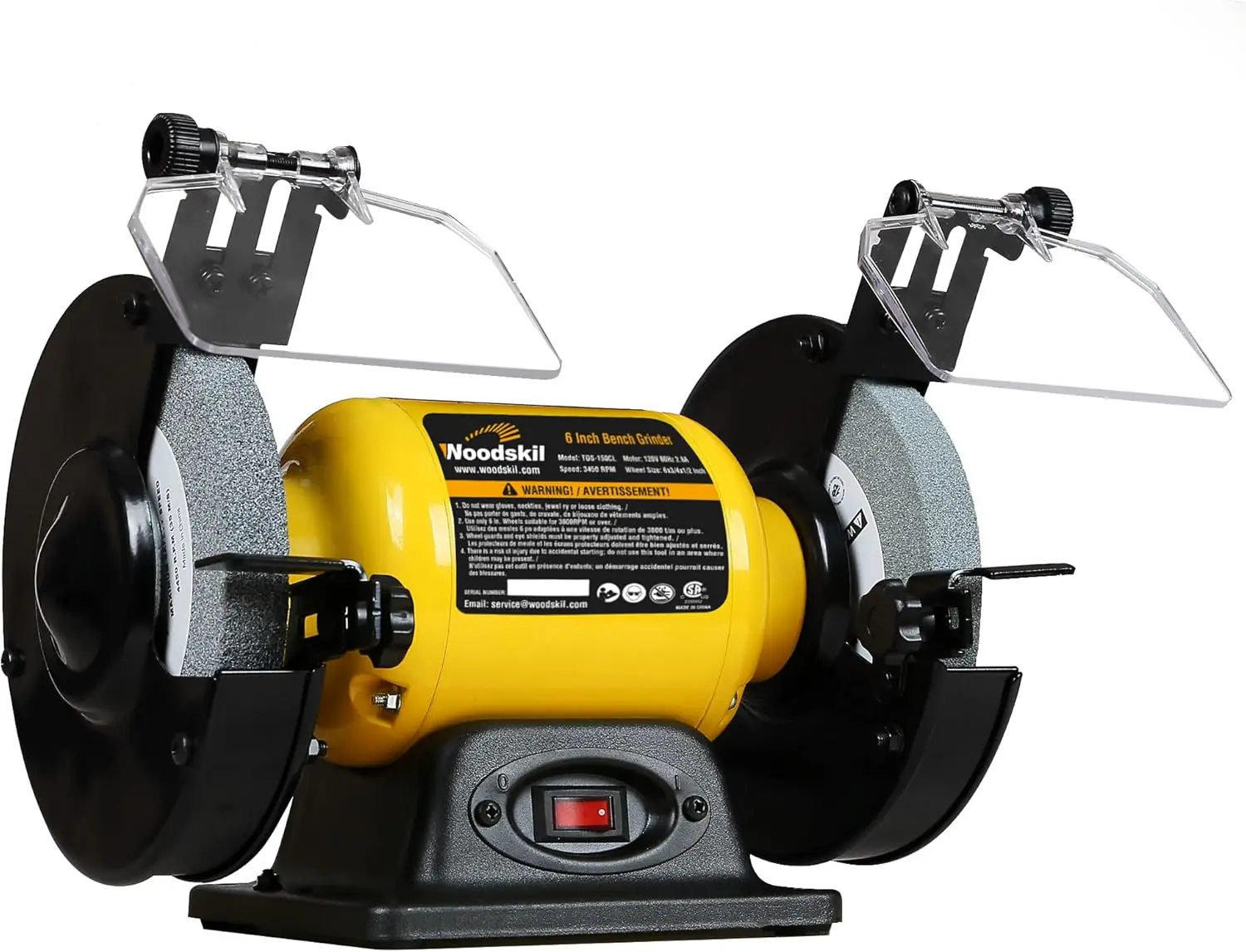 2.8Amp 1/2HP 6-Inch High-Speed Bench Grinder, CSA Listed, Table Grinder for sharpening
2.8Amp 1/2HP 6-Inch High-Speed Bench Grinder, CSA Listed, Table Grinder for sharpening