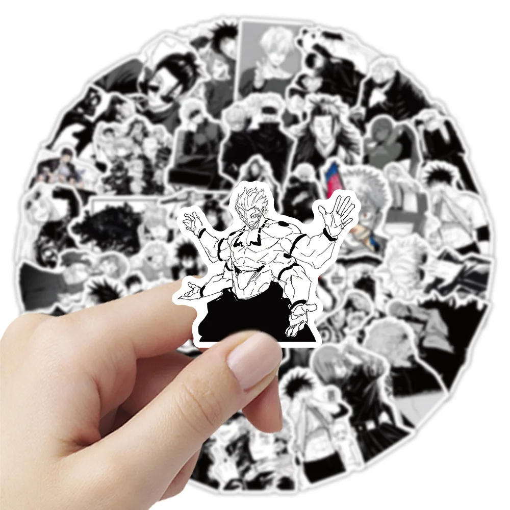 10/54PCS Jujutsu Kaisen Stickers Black White Style Decals Adventure Anime Decoration Laptop Guitar Car Bike Skateboard Kids Toys
10/54PCS Jujutsu Kaisen Stickers Black White Style Decals Adventure Anime Decoration Laptop Guitar Car Bike Skateboard Kids Toys