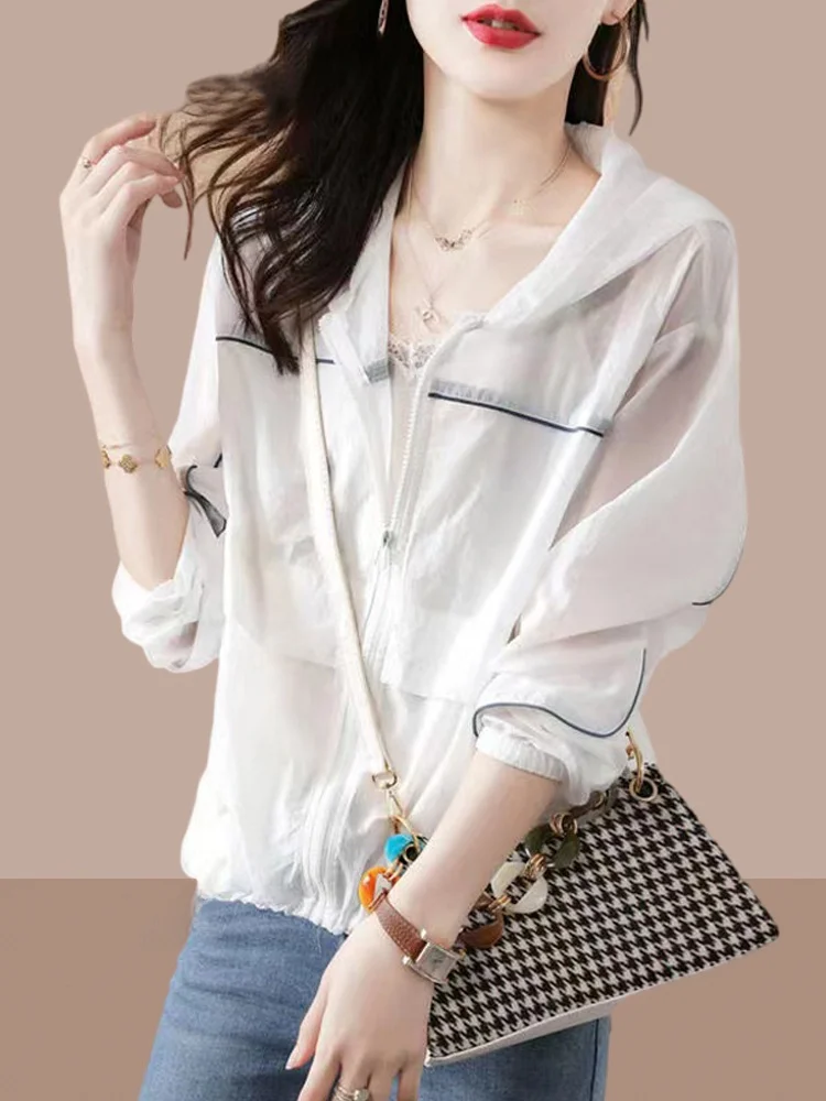 Women's Outdoor Breathable Loose UV Protection Ice Silk Cool Feeling Sunscreen Clothing New 2026 Faion Casual Sle Long Sl...
Women's Outdoor Breathable Loose UV Protection Ice Silk Cool Feeling Sunscreen Clothing New 2026 Faion Casual Sle Long Sl...