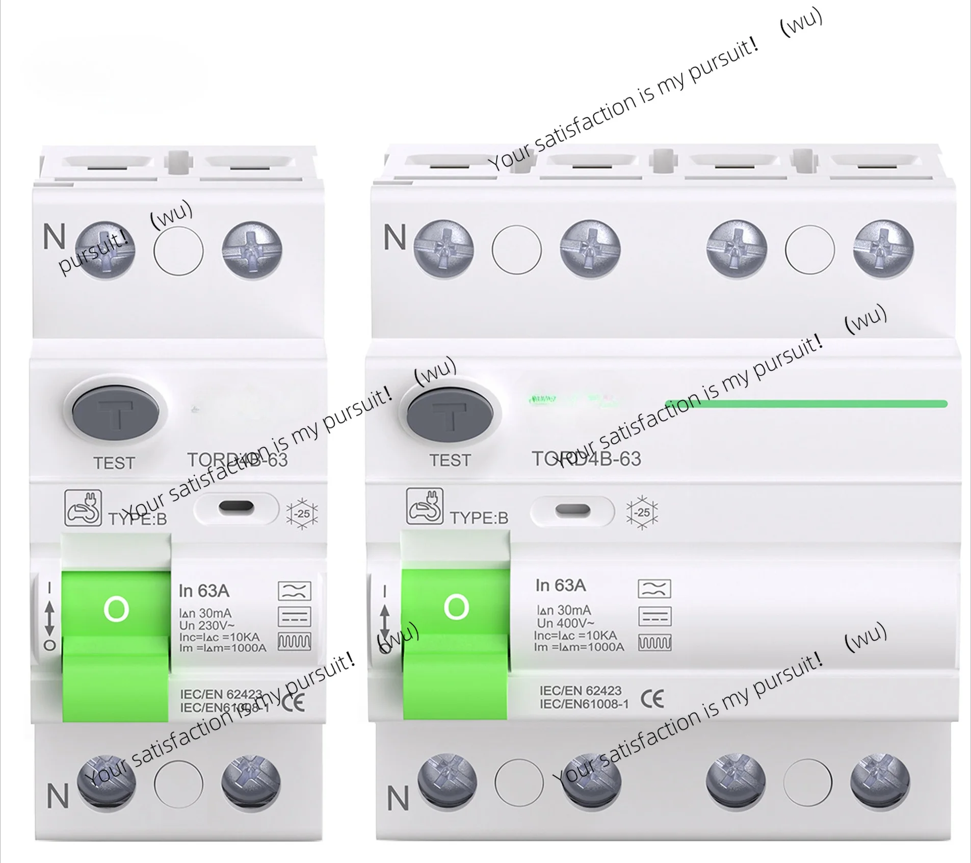 Type B DC Earth Leakage Circuit Breaker 2P/4P 63A EV PV Use
Type B DC Earth Leakage Circuit Breaker 2P/4P 63A EV PV Use