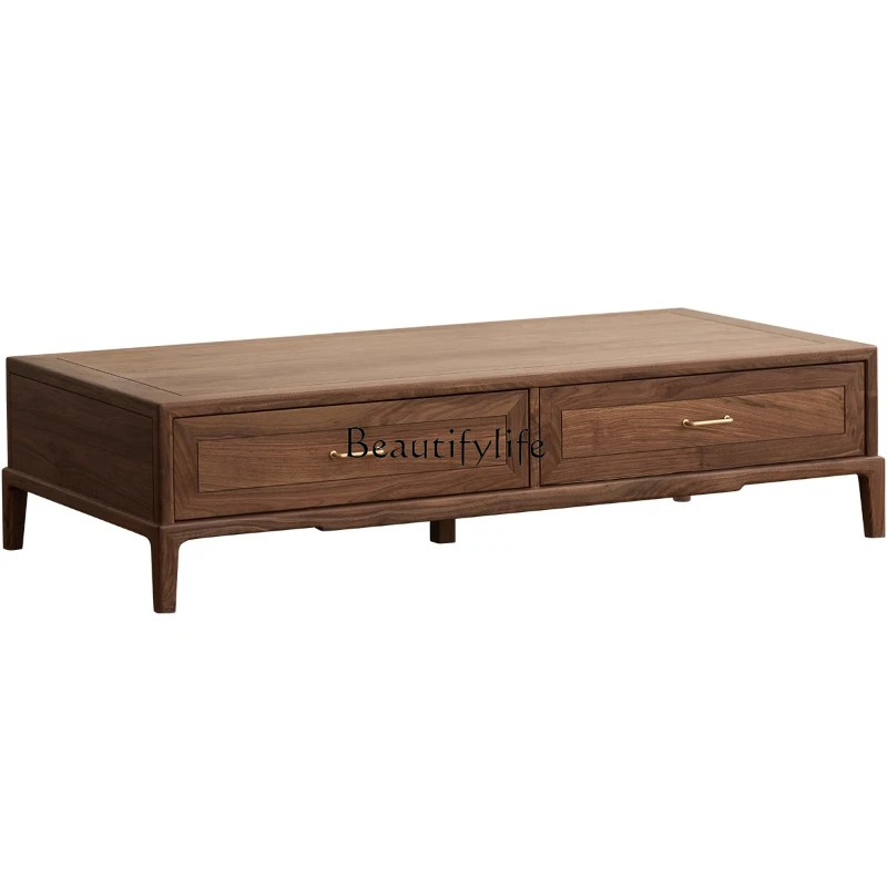 North American black walnut coffee table tea table Song aesthetics new Chinese zen living room
North American black walnut coffee table tea table Song aesthetics new Chinese zen living room