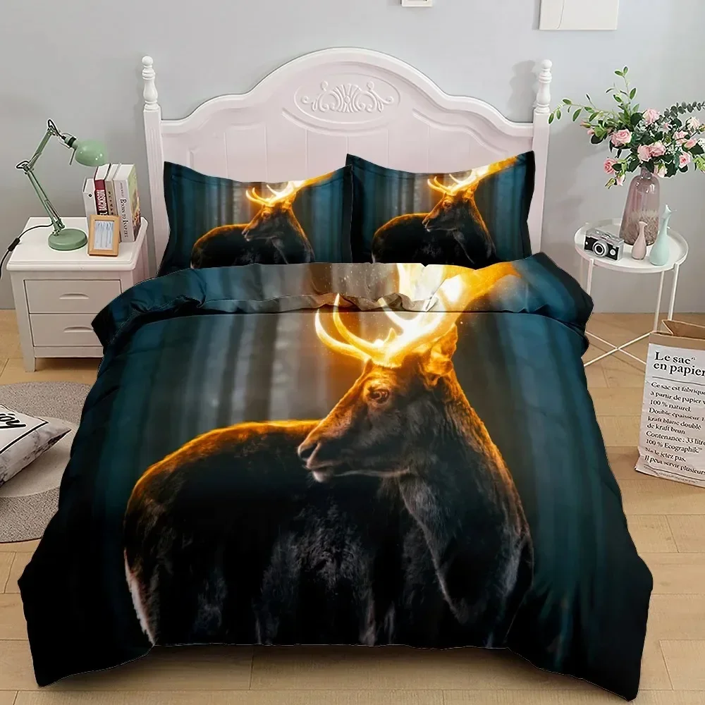 3D Print Reindeer Wild Bedding Set King Queen Twin Single Size Duvet Cover Pillow Cases Bed Linen Bedding Set
3D Print Reindeer Wild Bedding Set King Queen Twin Single Size Duvet Cover Pillow Cases Bed Linen Bedding Set