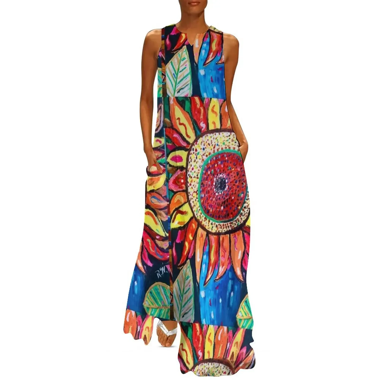 Fun Sunflower Long Dress dress for women 2025 women clothing 2025 new arrivals chic and elegant woman dress Long dresses
Fun Sunflower Long Dress dress for women 2025 women clothing 2025 new arrivals chic and elegant woman dress Long dresses