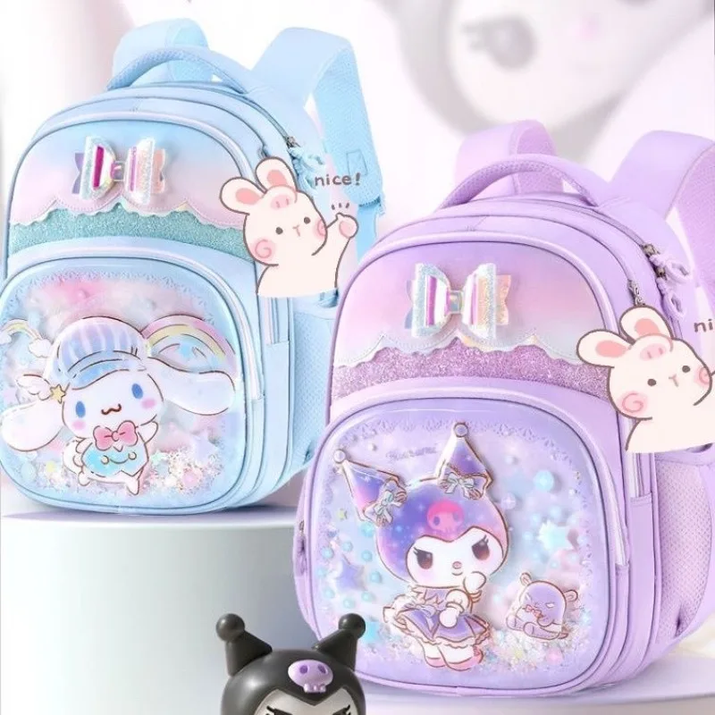 Anime Cartoon Kawaii 2026 Sanrio Kuromi Student School Bag Shoulders Lightweight Spine Protector Waterproof Children's Day Gift
Anime Cartoon Kawaii 2026 Sanrio Kuromi Student School Bag Shoulders Lightweight Spine Protector Waterproof Children's Day Gift