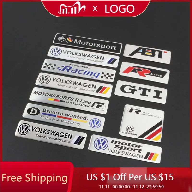 Car Aluminum Alloy Emblem Car Fender Trunk Exterior Decoration Sticker Accessorie For Volkswagen R Rline GOLF 5 Tiguan GTI Jetta
Car Aluminum Alloy Emblem Car Fender Trunk Exterior Decoration Sticker Accessorie For Volkswagen R Rline GOLF 5 Tiguan GTI Jetta
