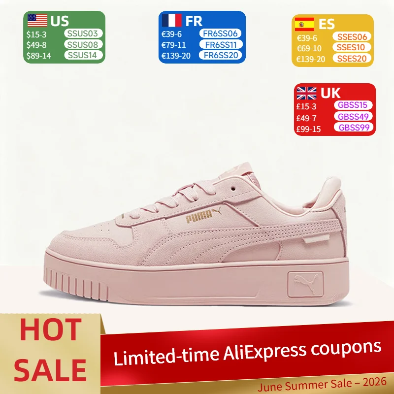 Puma Carina Street: Retro, Minimalist, Comfortable, Breathable, Elevated, Versatile Low-Top Sneakers for Women – Pink 395093-03
Puma Carina Street: Retro, Minimalist, Comfortable, Breathable, Elevated, Versatile Low-Top Sneakers for Women – Pink 395093-03