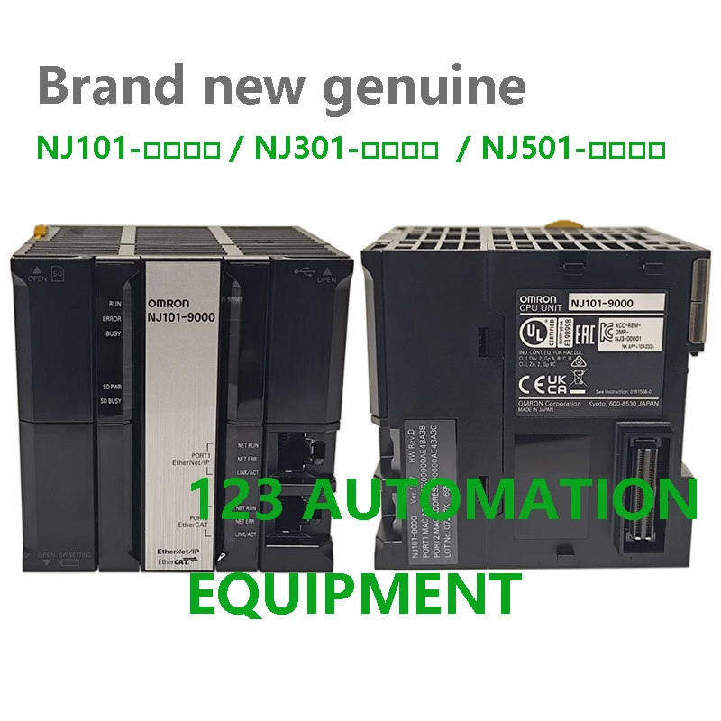 Authentic New Omron NJ101-1000 NJ101-9000 NJ301-1100 NJ301-1200 NJ501-1400 NJ501-1500
Authentic New Omron NJ101-1000 NJ101-9000 NJ301-1100 NJ301-1200 NJ501-1400 NJ501-1500
