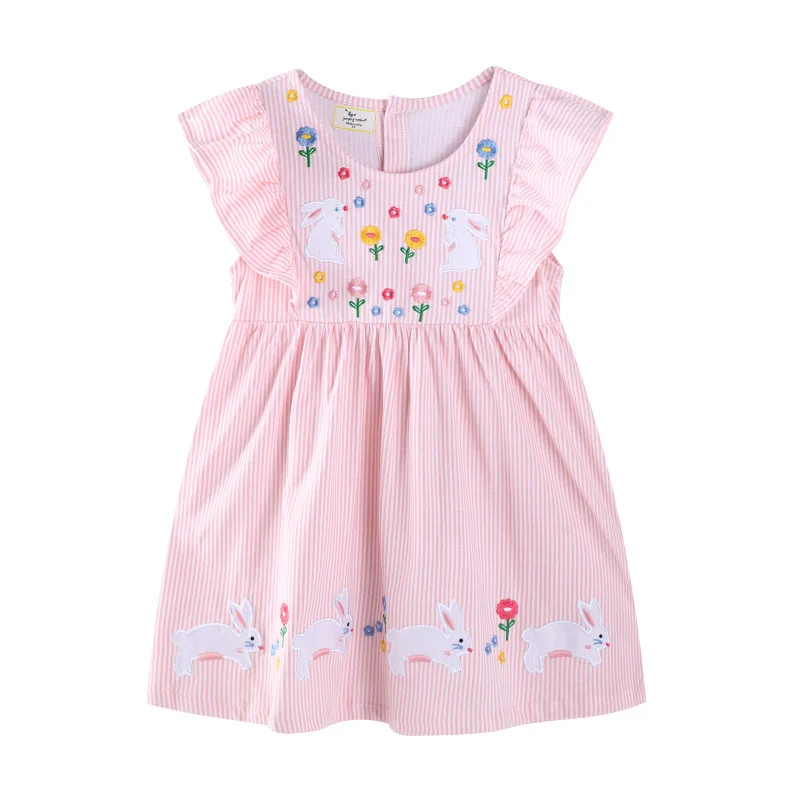 Jumping Meters 2-7T 2025 Summer Princess Bunny Applique Girls Cotton Dresses for Baby Costume Hot Selling Kids Dress
Jumping Meters 2-7T 2025 Summer Princess Bunny Applique Girls Cotton Dresses for Baby Costume Hot Selling Kids Dress