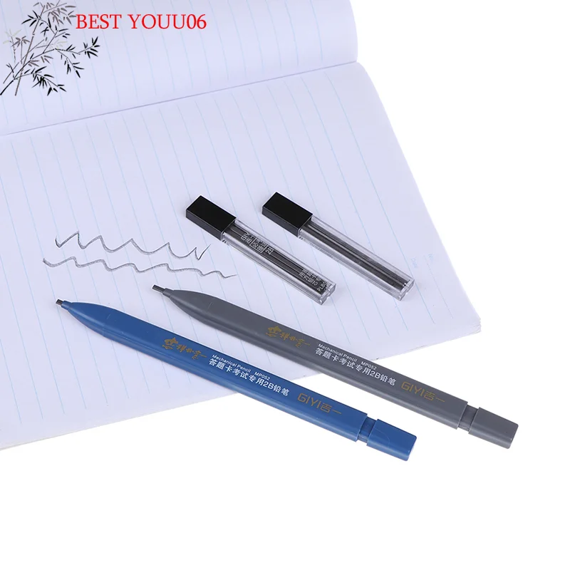 (YOUU06)2B Lead Holder Exam Mechanical Pencil With 6PCs Lead Refill Set Student Supplies
(YOUU06)2B Lead Holder Exam Mechanical Pencil With 6PCs Lead Refill Set Student Supplies