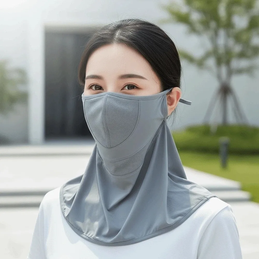 Ice Silk Neck Sunscreen Mask Thin Elastic Face Sun Protection Lightweight Solid Color Breathable Sunshade Mask Beach
Ice Silk Neck Sunscreen Mask Thin Elastic Face Sun Protection Lightweight Solid Color Breathable Sunshade Mask Beach